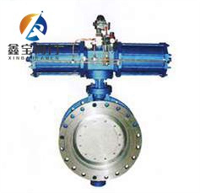 D643H气动法兰式多层次硬密封蝶阀