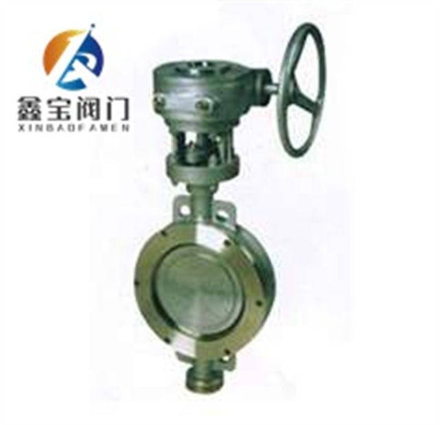 D373H蜗轮传动对夹式金属硬密封蝶阀