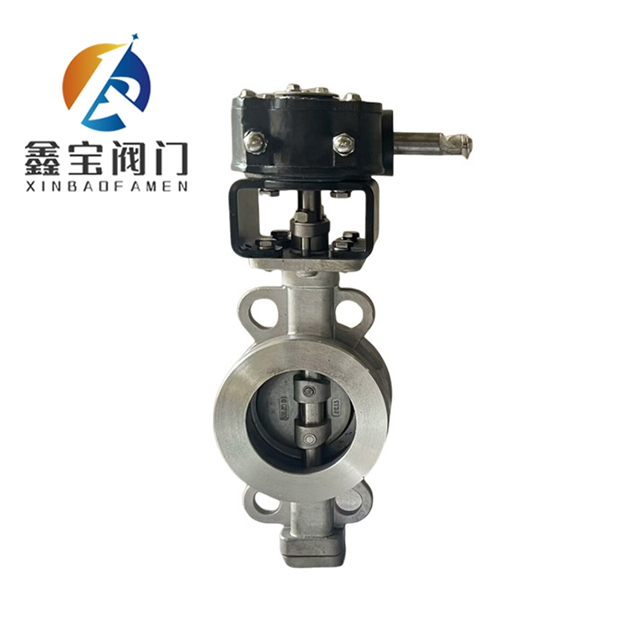 不锈钢蜗轮传动对夹式蝶阀